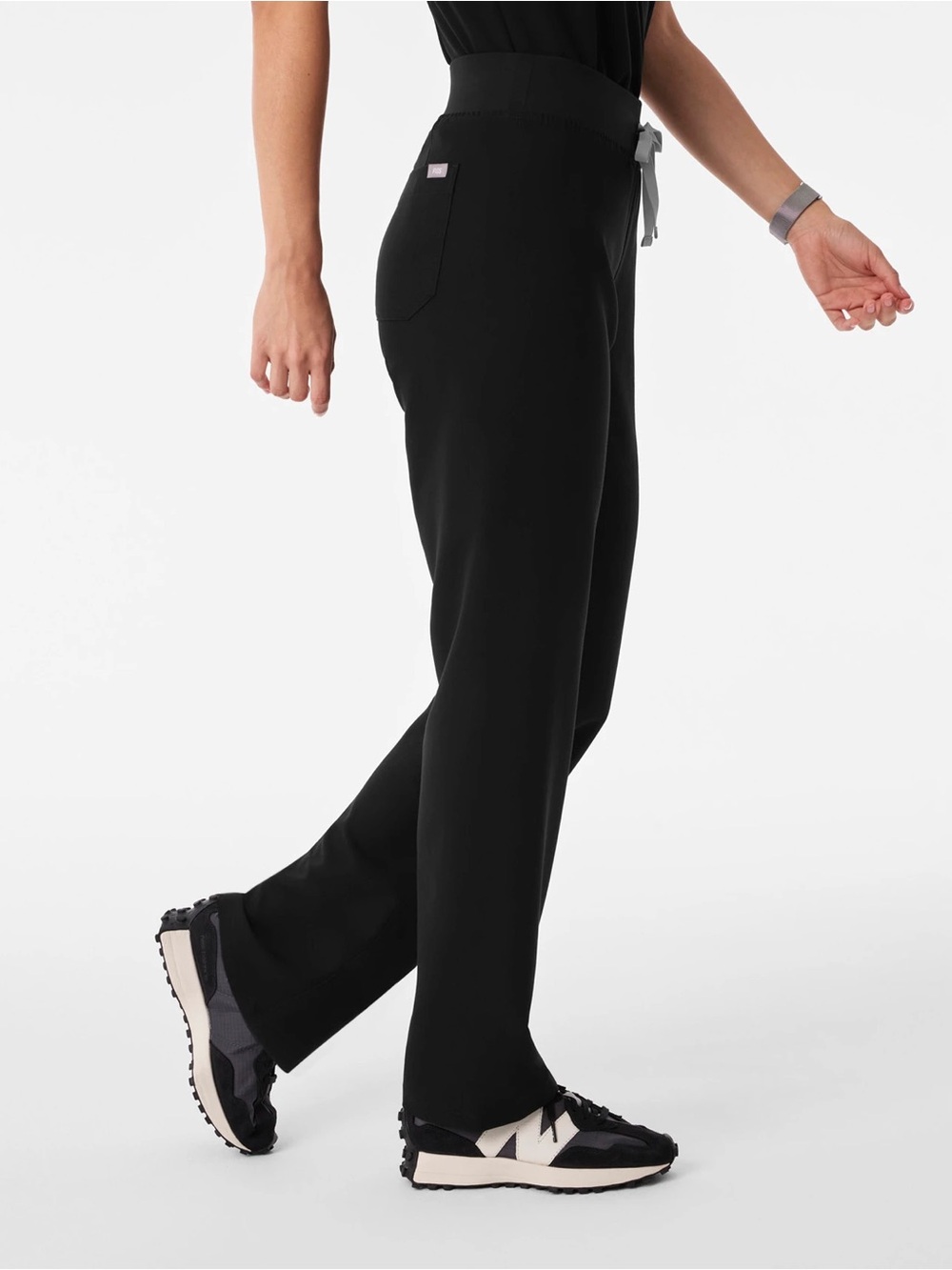 FIGS Livingston High-Waisted Scrub Pants — Size Large